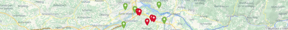 Map view for Pharmacies emergency services nearby Sankt Florian (Linz  (Land), Oberösterreich)